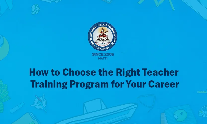 Student choosing teacher training program at MATTI